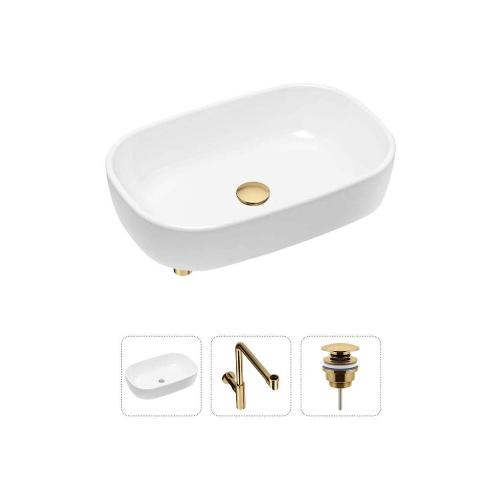 Накладная раковина для ванной Lavinia Boho Bathroom Sink в комплекте 3 в 1 21520050