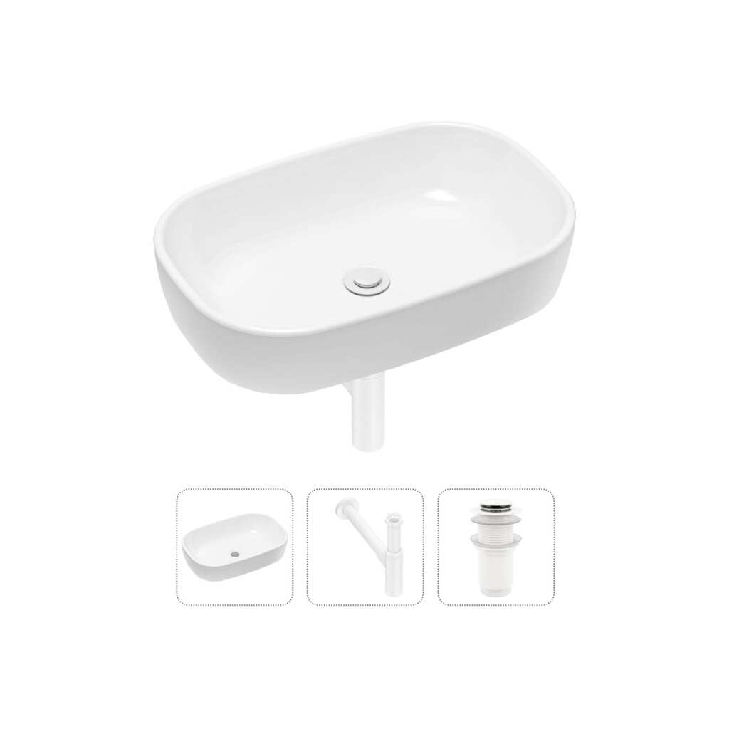 Накладная раковина для ванной Lavinia Boho Bathroom Sink в комплекте 3 в 1 21520043