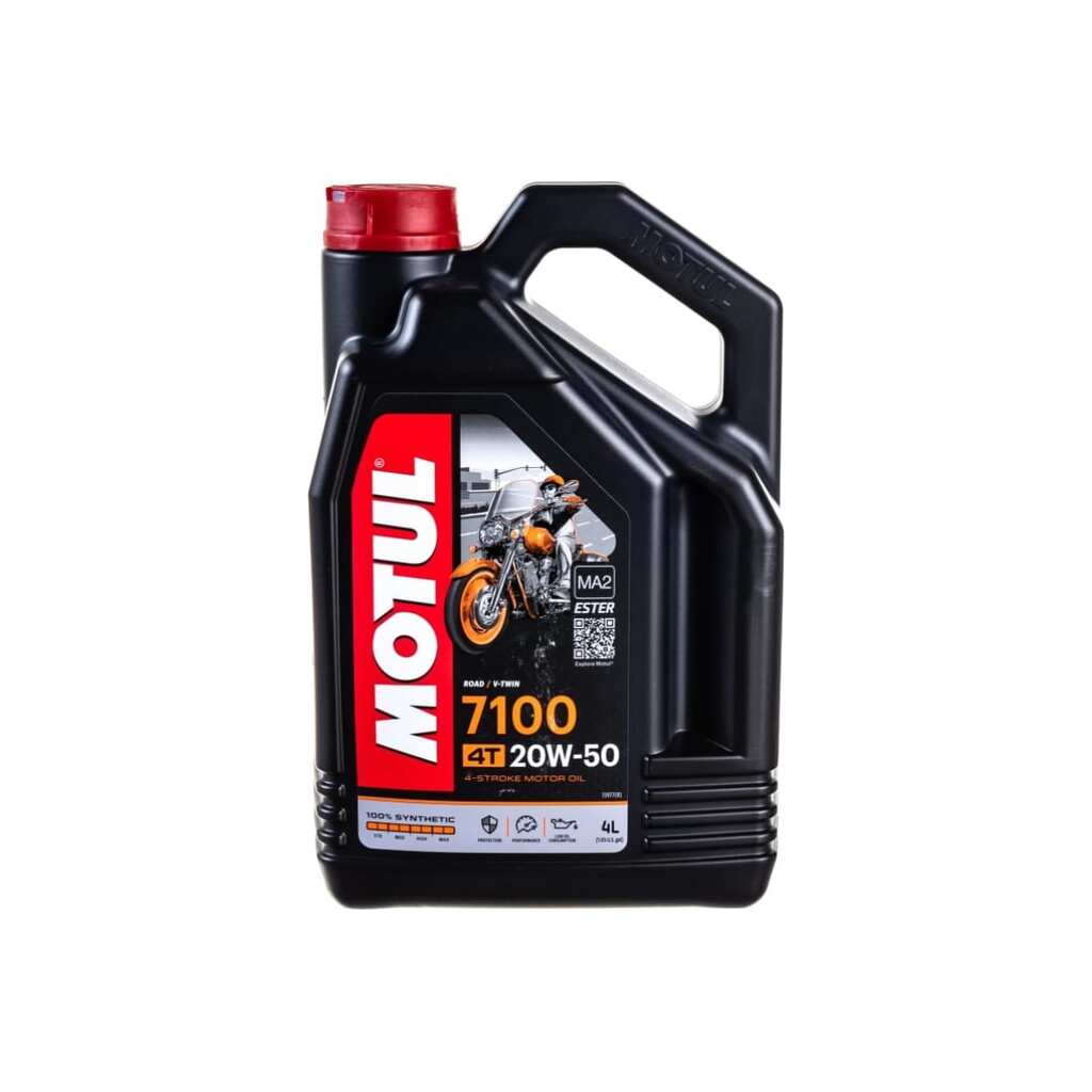 Моторное масло для мотоциклов 7100 4T SAE 20W50 4 л MOTUL 112123