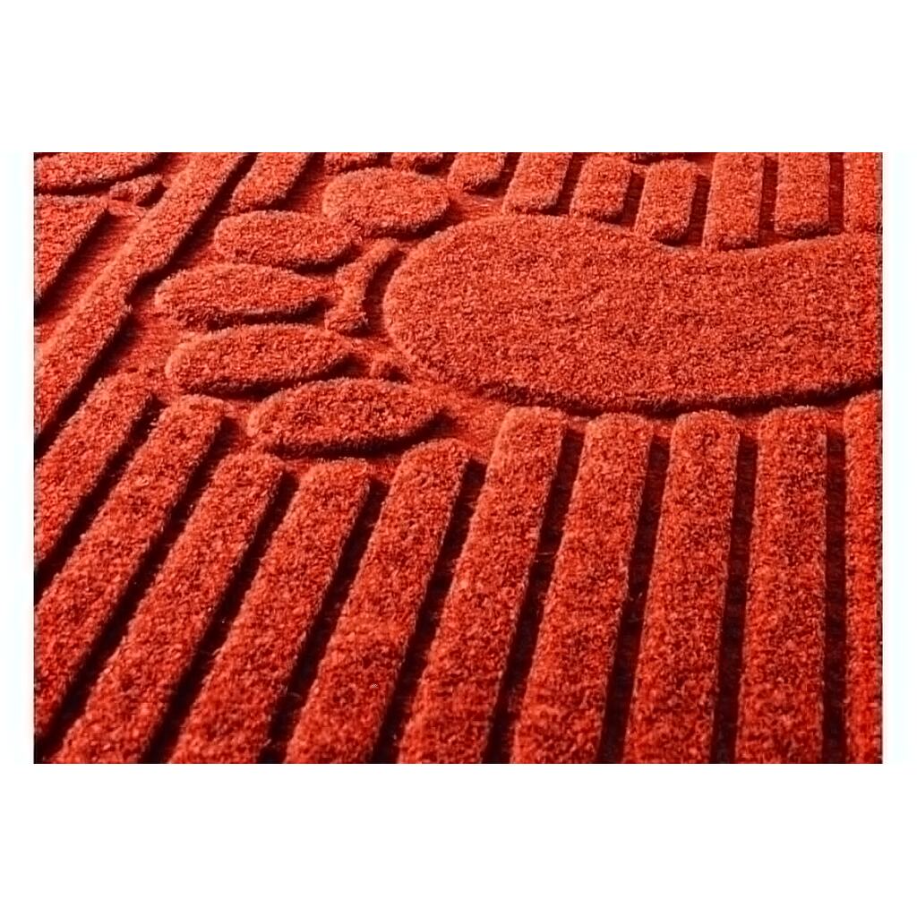 Влаговпитывающий коврик Kovroff Велком 40x60 см, красный П/03/01/05