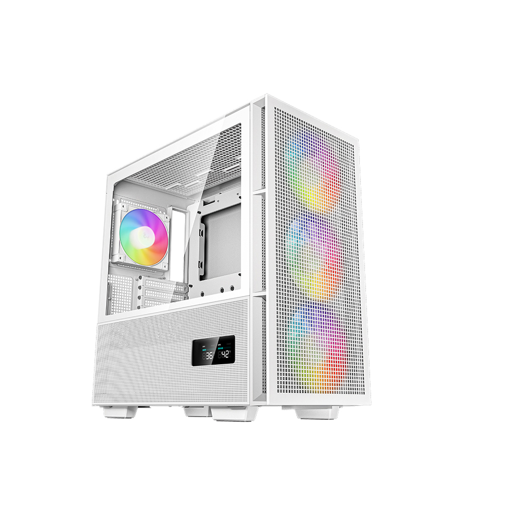 Корпус MidiTower Deepcool CH560 DIGITAL WH white (ATX, без БП, ARGB, USB3.2 Type-A+USB3.2 Type-C) (R-CH560-WHAPE4D-G-1)