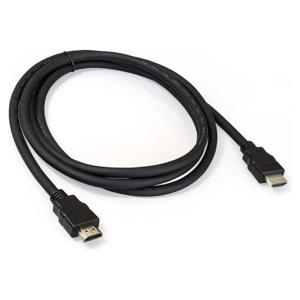 Кабель ExeGate HDMI EX-CC-HDMI2-1.8 19M 19M, v2.0, 1,8м, 4K UHD, Ethernet, позолоченные контакты 287730