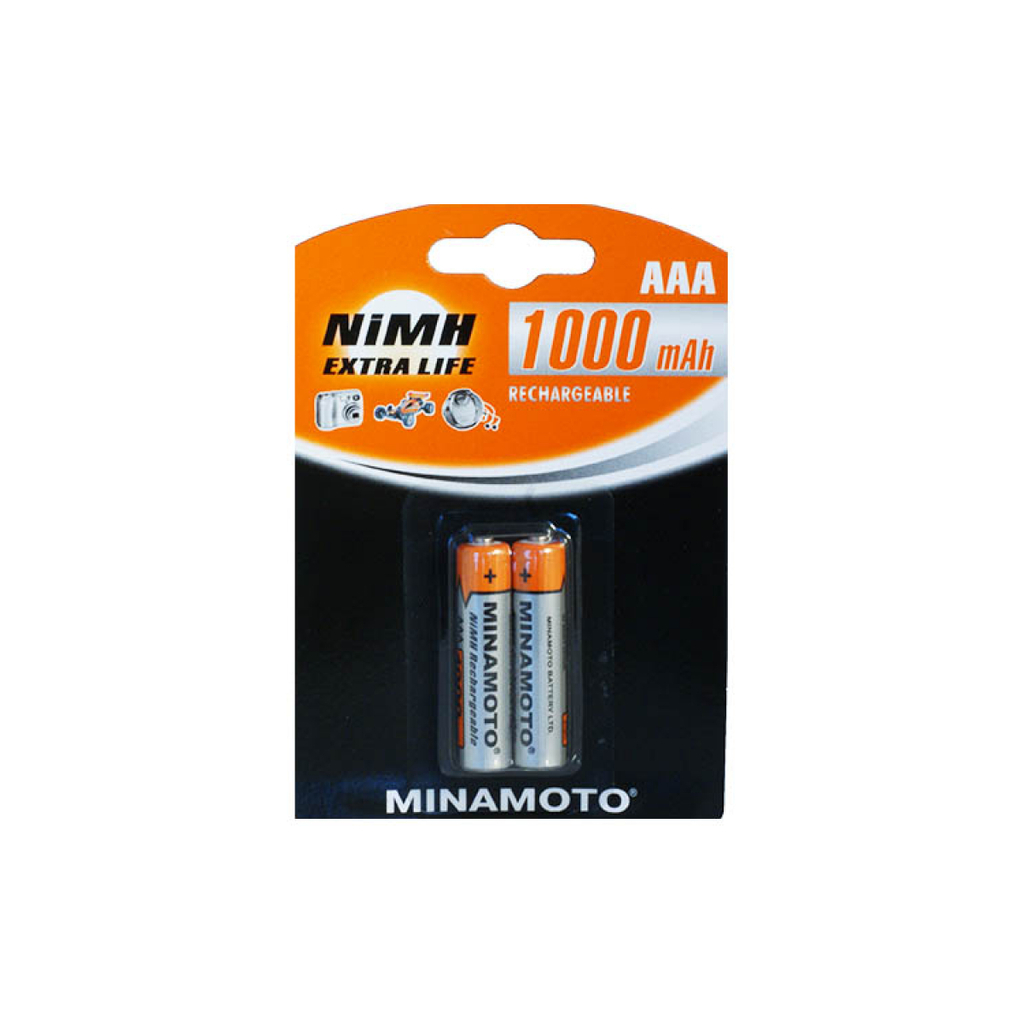 Аккумулятор Minamoto AAA, 1000mAh, 2 Card 4117