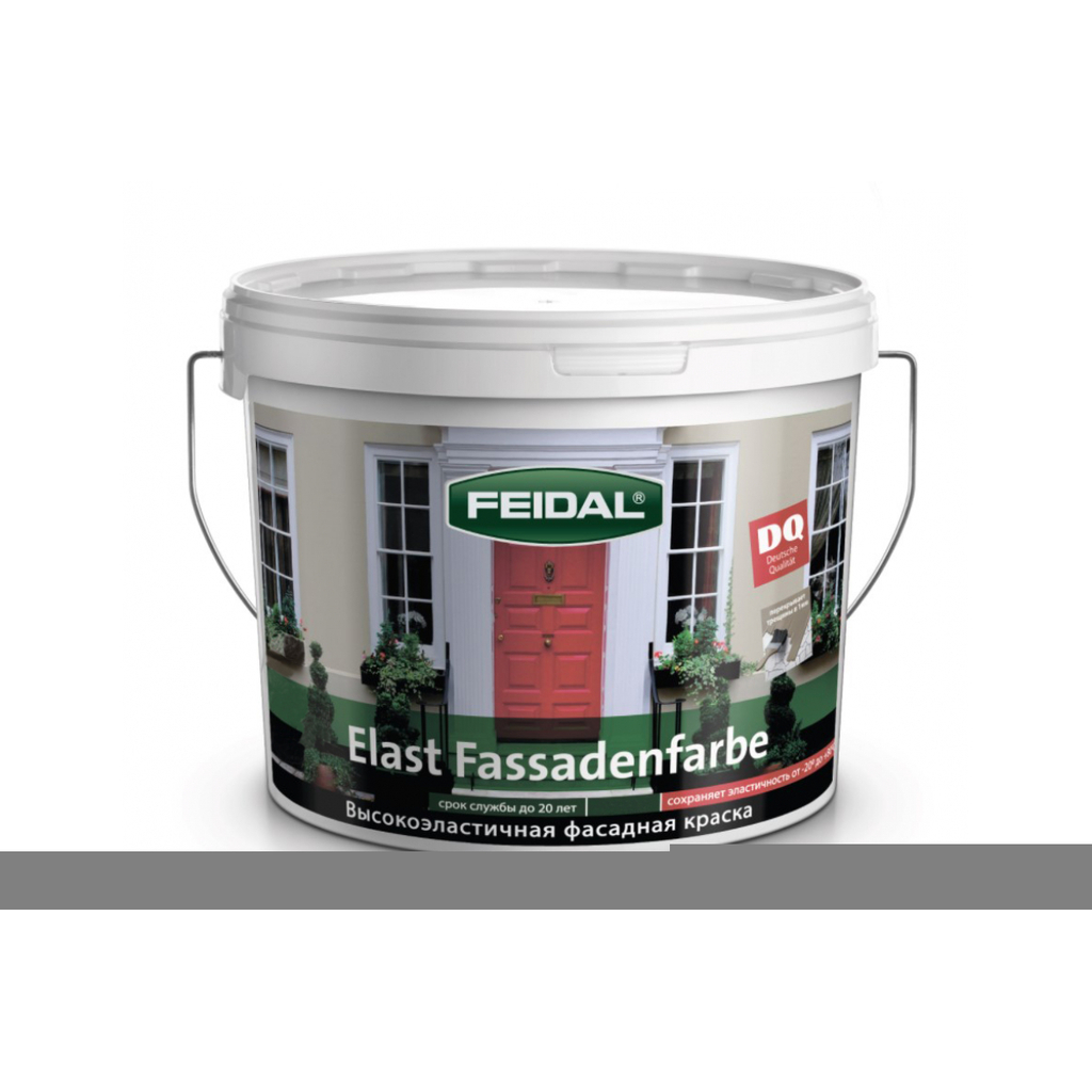 Высокоэластичная краска Feidal Elast Fassadenfarbe 10 л 20075