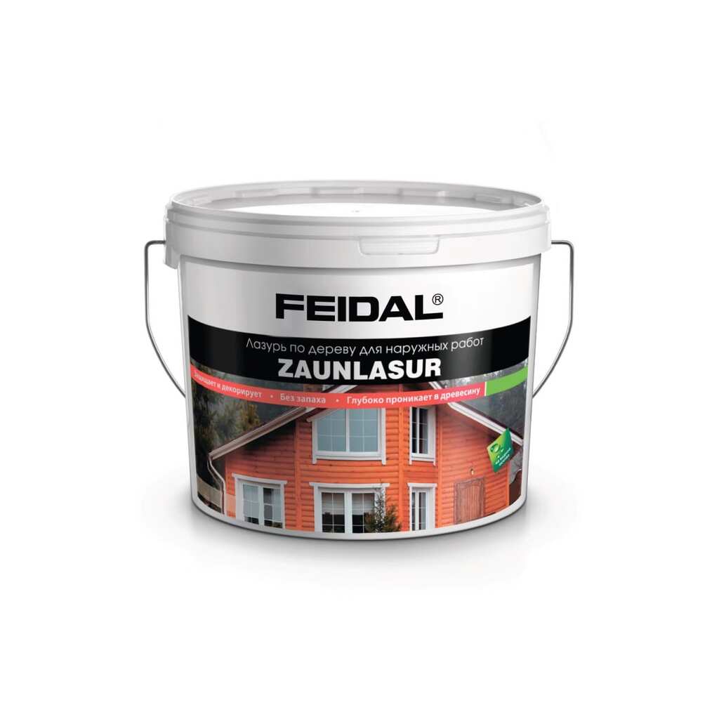 Лазурь FEIDAL Zaunlasur бесцветный, 10 л 20241