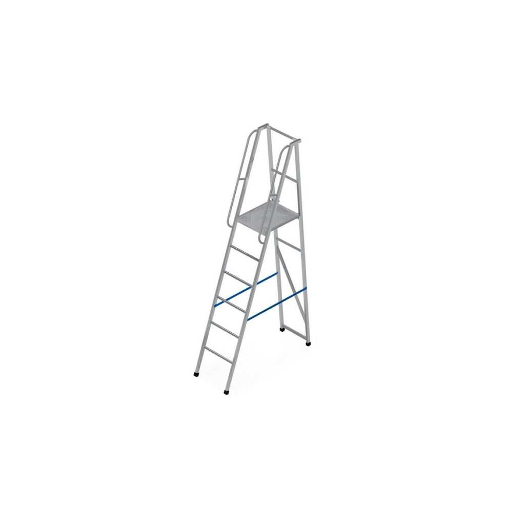 Лестница-платформа фиксированной высоты с резиновыми башмаками MEGAL ЛПФВА Н=1.8-2 4687201844167