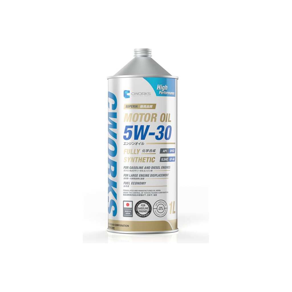 Моторное масло CWORKS SUPERIA MOTOR OIL 5W-30 SP/CF, 1L A13SR1001