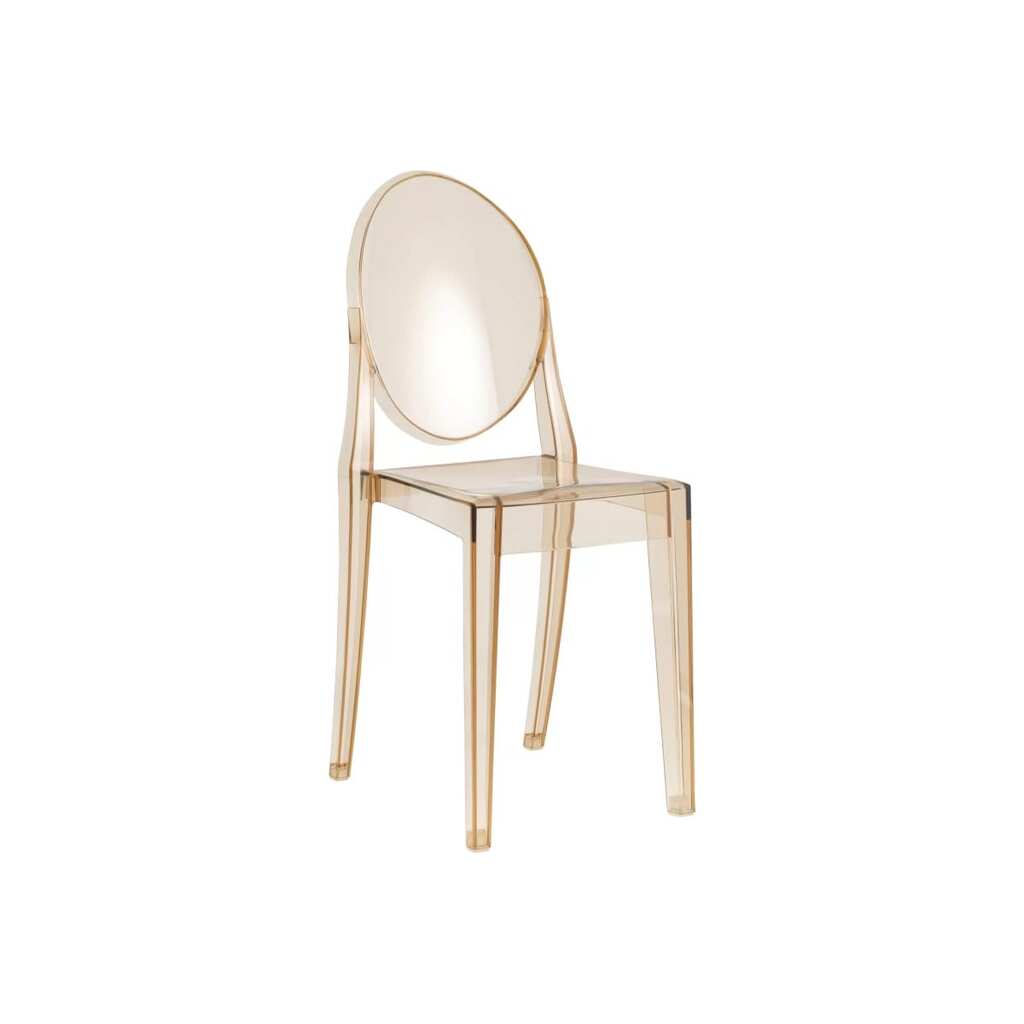 Обеденный стул для кухни Стул Груп victoria ghost new, янтарный XH-8071 amber