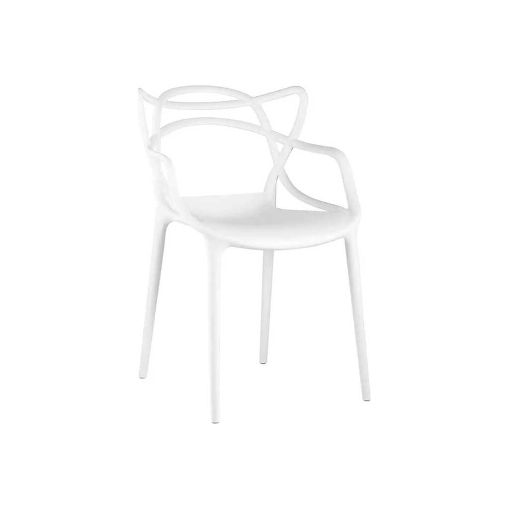 Обеденный стул для кухни Стул Груп masters пластик, белый Y824 white