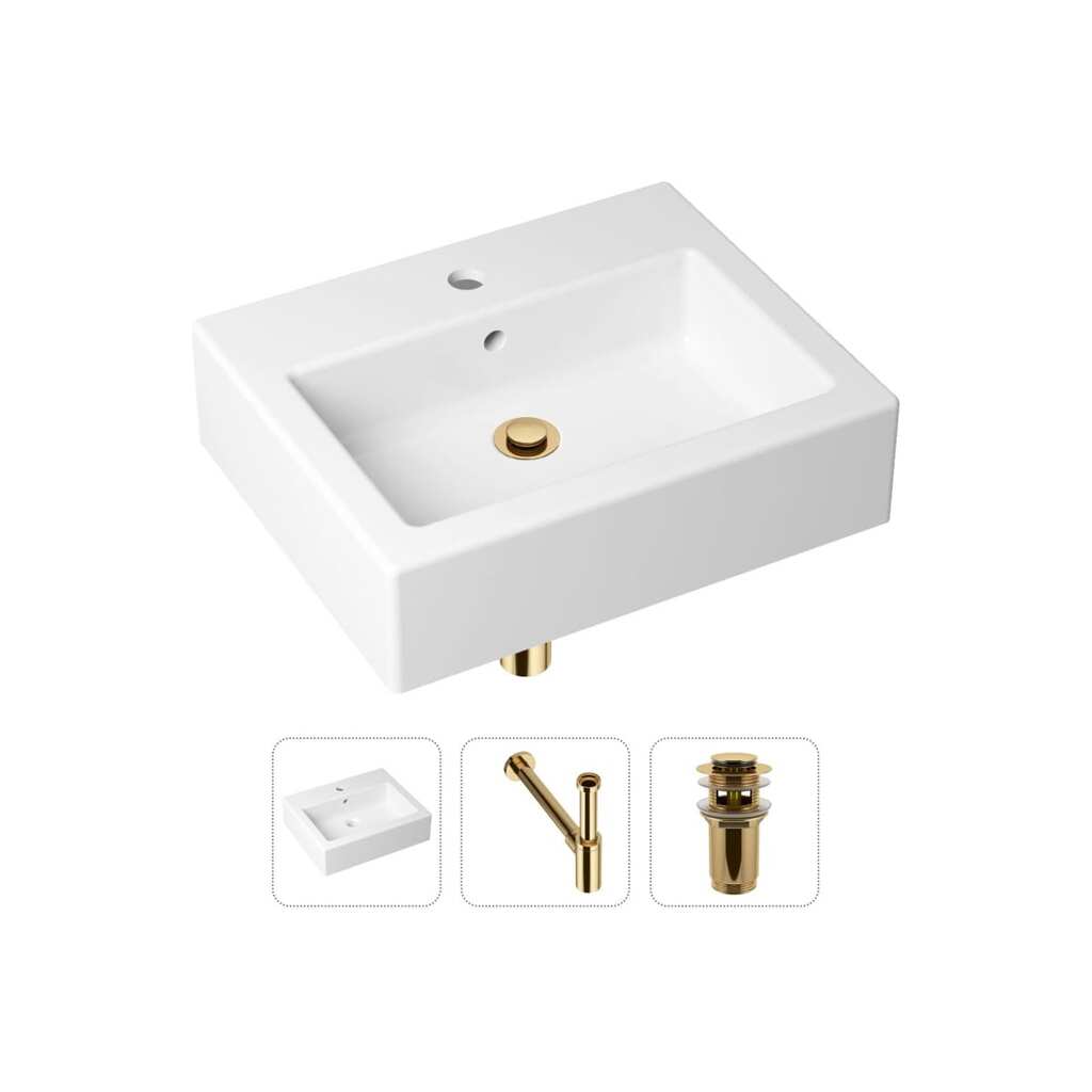 Накладная раковина для ванной Lavinia Boho Bathroom Sink в комплекте 3 в 1 21520658