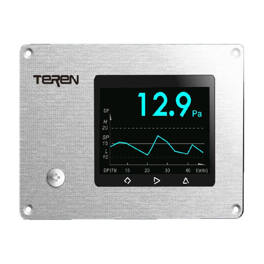 Индикатор перепада давления для скрытого монтажа uint/датчик 0-1000Pa с пробоотборным винтом Teren DP17M511