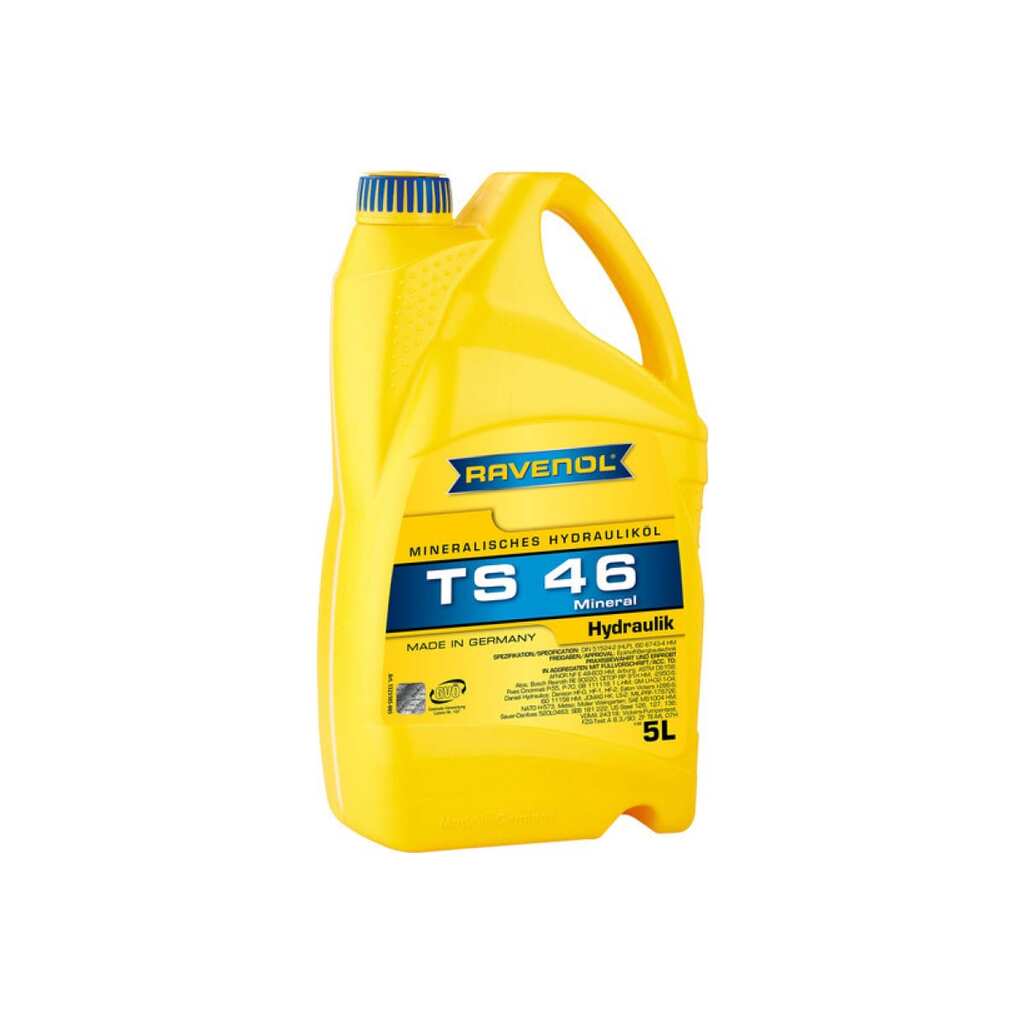 Гидравлическое масло Hydraulikoel TS 46 5 л RAVENOL 1323105-005-01-999
