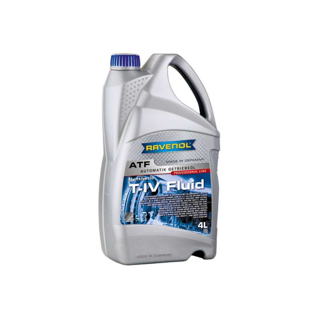 Трансмиссионное масло RAVENOL ATF T-IV Fluid 4 л, new 1212102-004-01-999