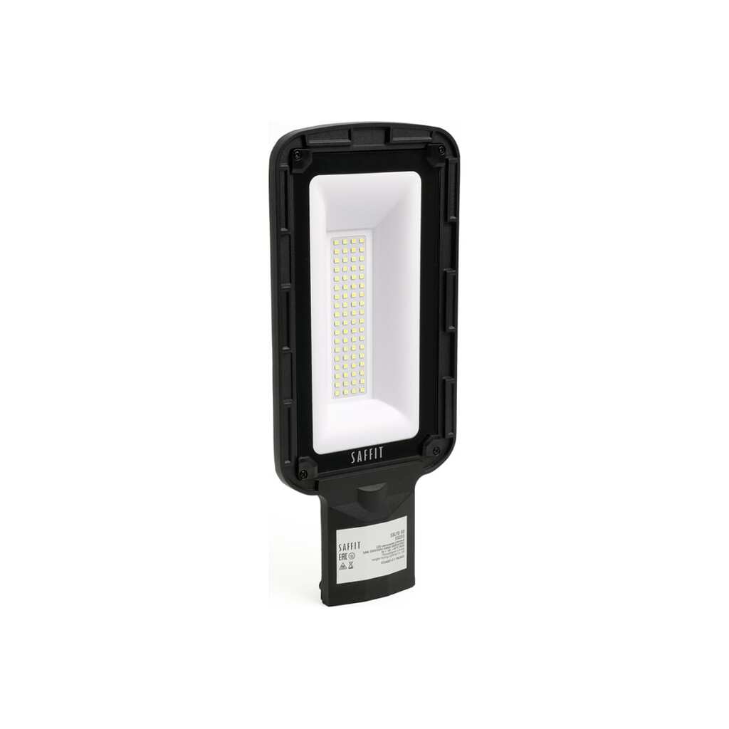 Светодиодный уличный консольный светильник SAFFIT ssl10-50 50w 5000k 230v, черный 55233