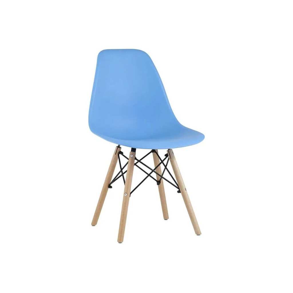 Обеденный стул для кухни Стул Груп dsw style v голубой, разборный фрейм, 4 шт. Y801-V SEAT light blue BOX