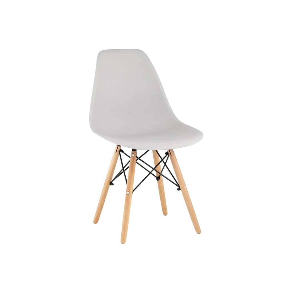 Обеденный стул для кухни Стул Груп dsw style v светло-серый, разборный фрейм, 4 шт. Y801-V SEAT light grey BOX
