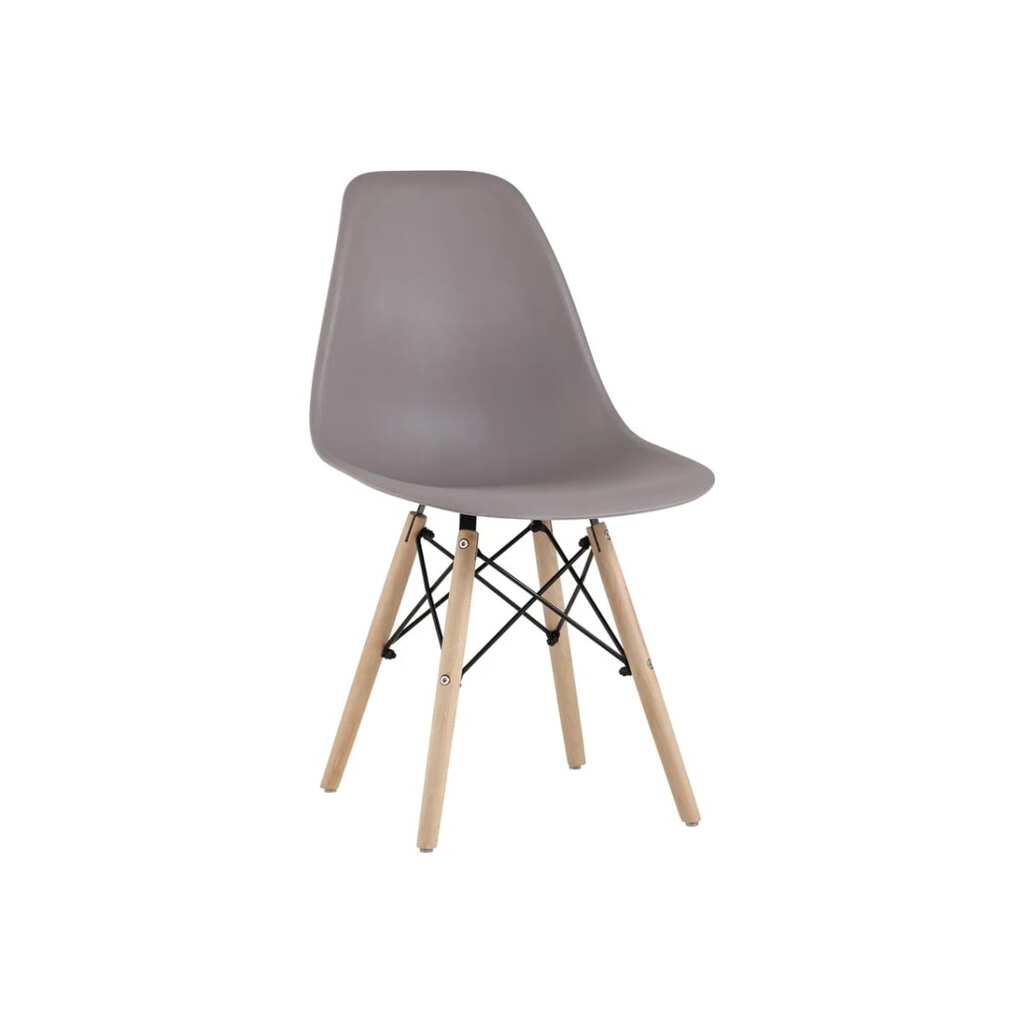 Обеденный стул для кухни Стул Груп dsw style v темно-серый, разборный фрейм, 4 шт. Y801-V SEAT dark grey BOX
