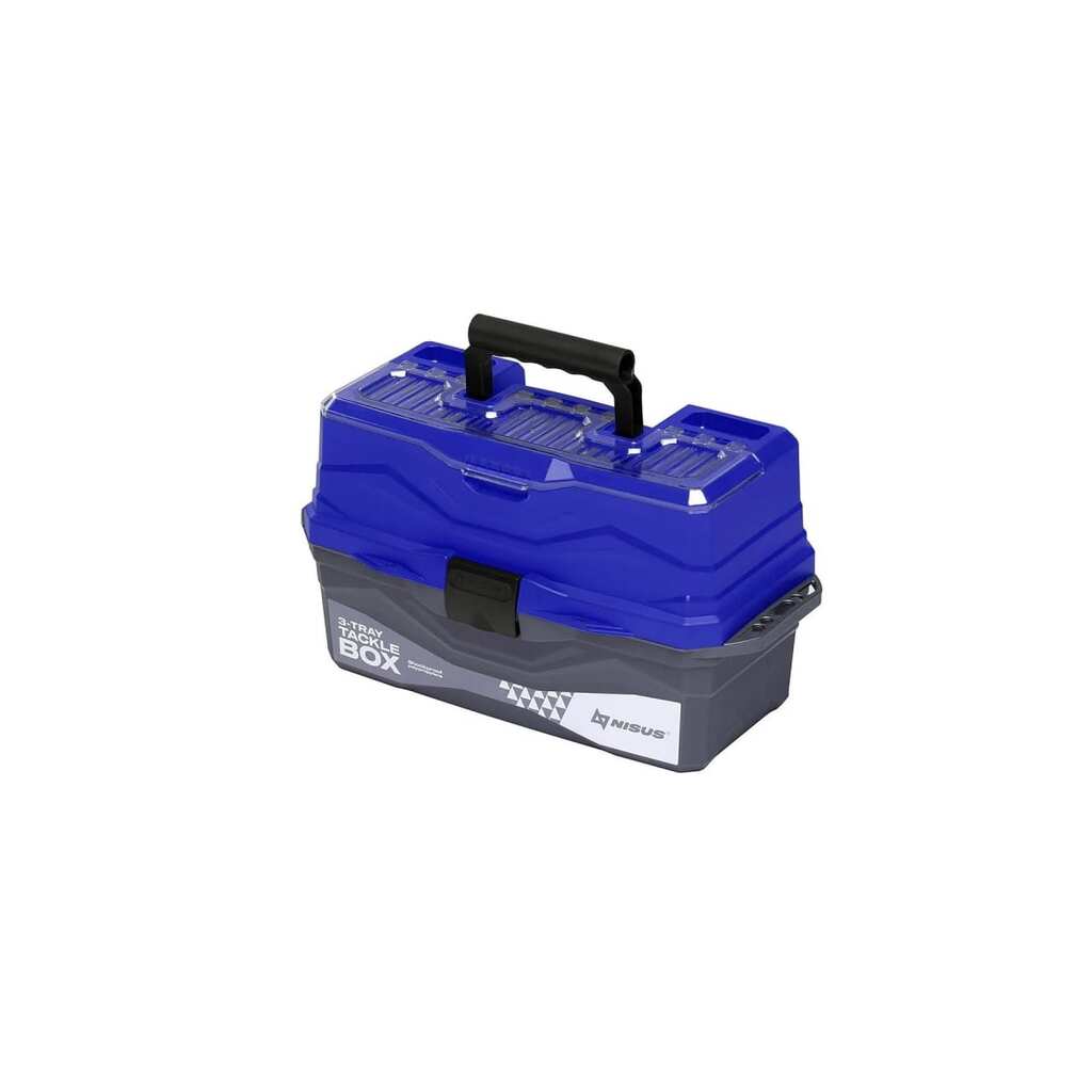 Nisus Ящик для снастей Tackle Box трехполочный синий N-TB-3-B 241403