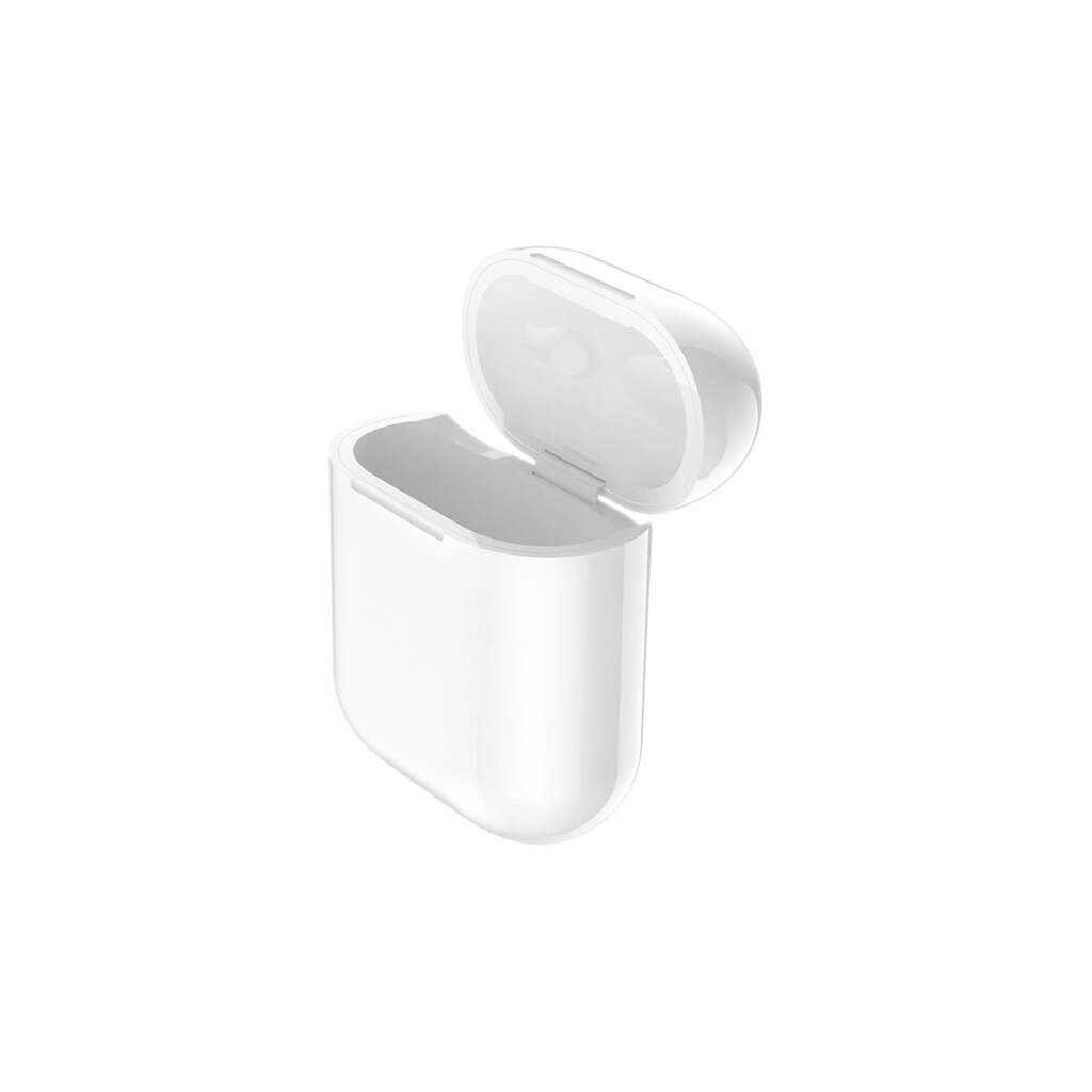 Беспроводной зарядный бокс Hoco cw18 для airpods, 2.5w, поддержка qi (белый) 0L-00041364