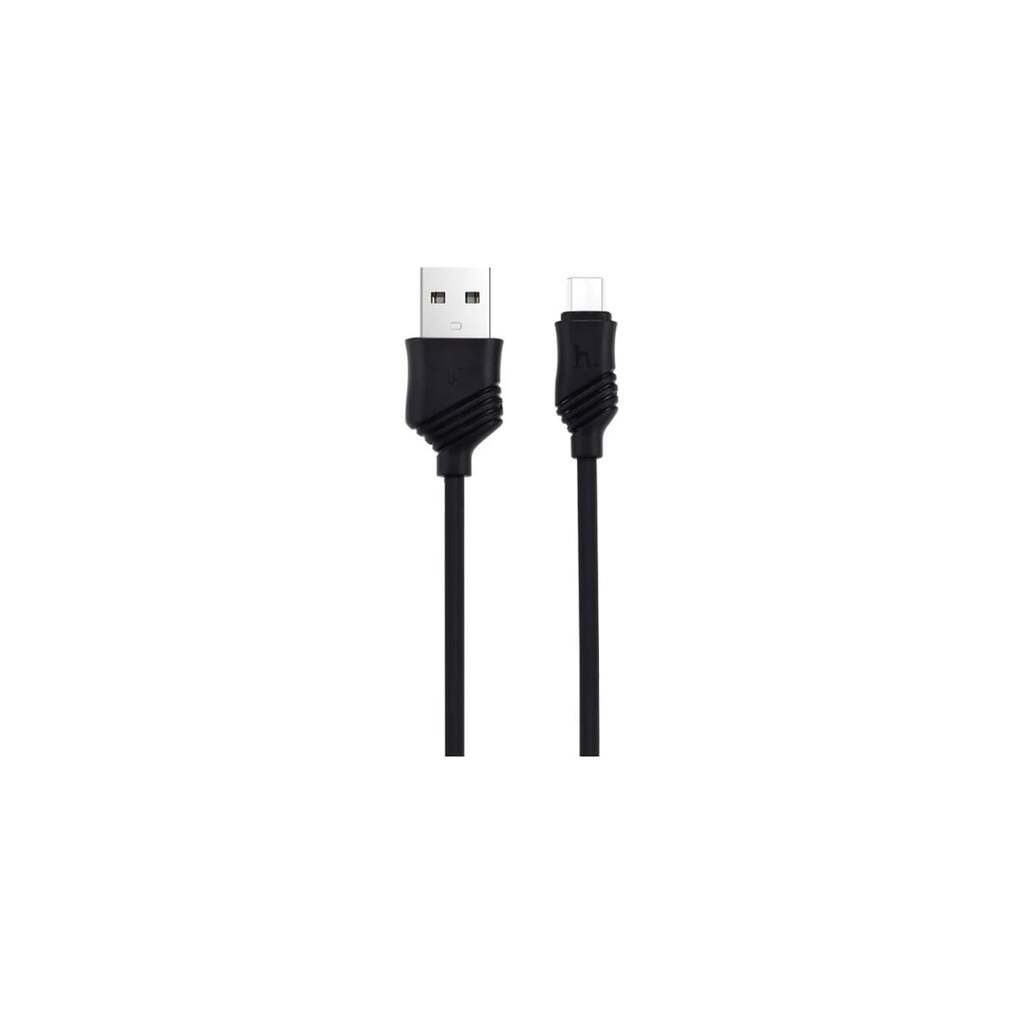 Кабель Hoco Usb x6 khaki microusb, 2.4а, 1м, pvc (черный) 0L-00037534