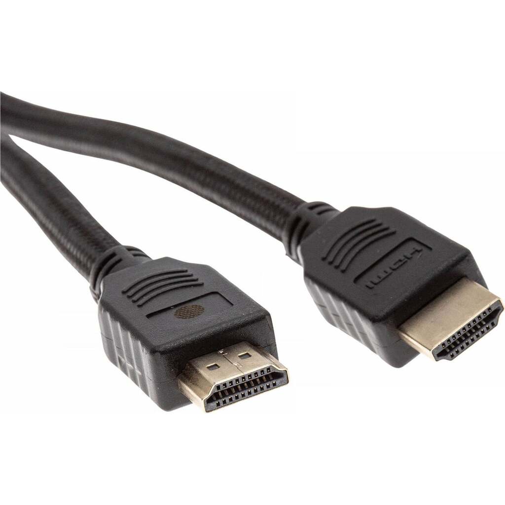 Аудио-видео кабель CACTUS CS-HDMI.2-1.8 HDMI (m)/HDMI (m) 1.8м. позолоч.конт. черный 1723652