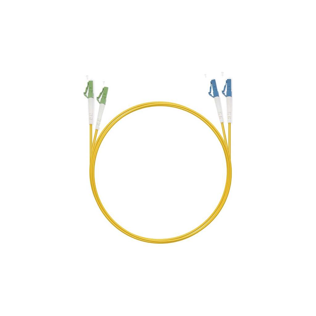 Оптический шнур Cabeus duplex lc/apc-lc/upc 9/125 sm 5м lszh FOP(d)-9-LC/APC-LC/UPC-5m