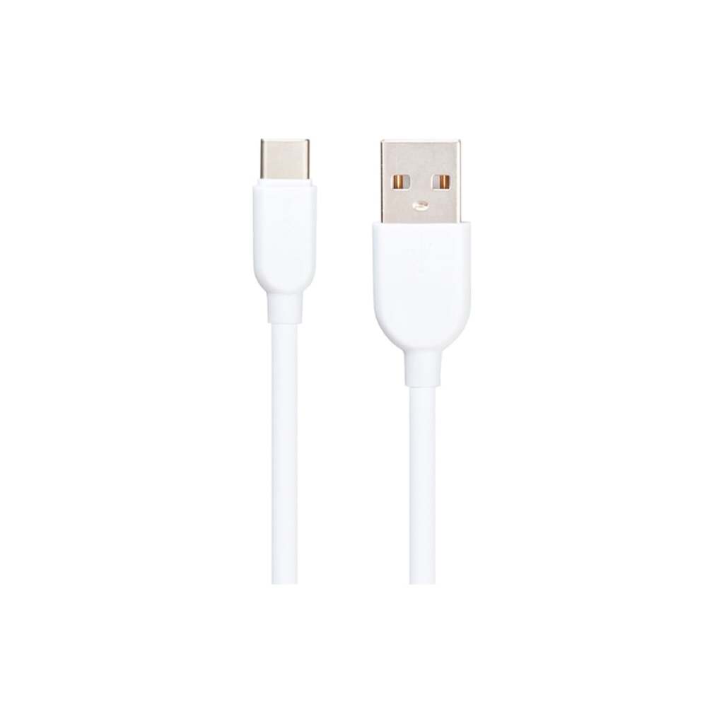 Usb кабель Borofone bx14 linkjet type-c, 1м, 3a, pvc, белый 0L-00043174