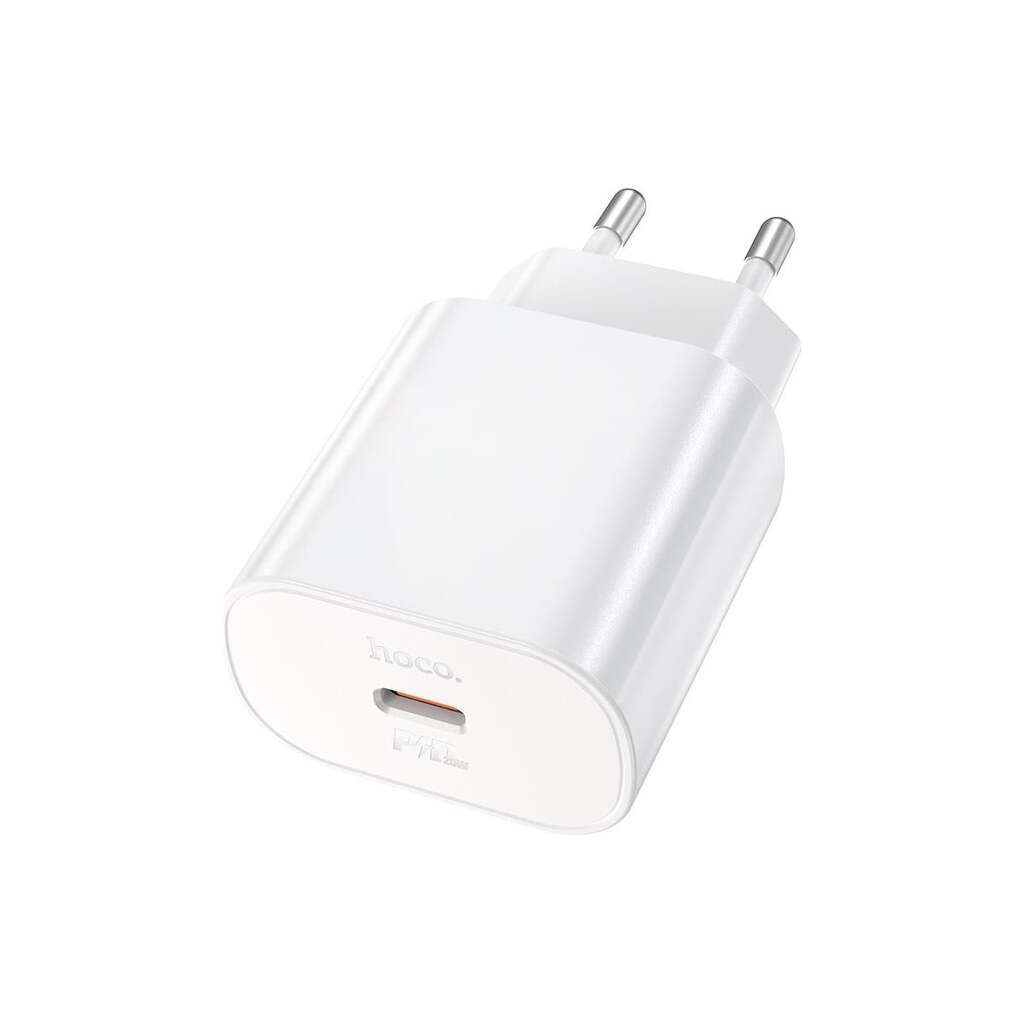 Сетевое зарядное устройство Hoco n22 jetta 1xusb-c, 3а, pd25w, qc3.0 (белый) 0L-00050940