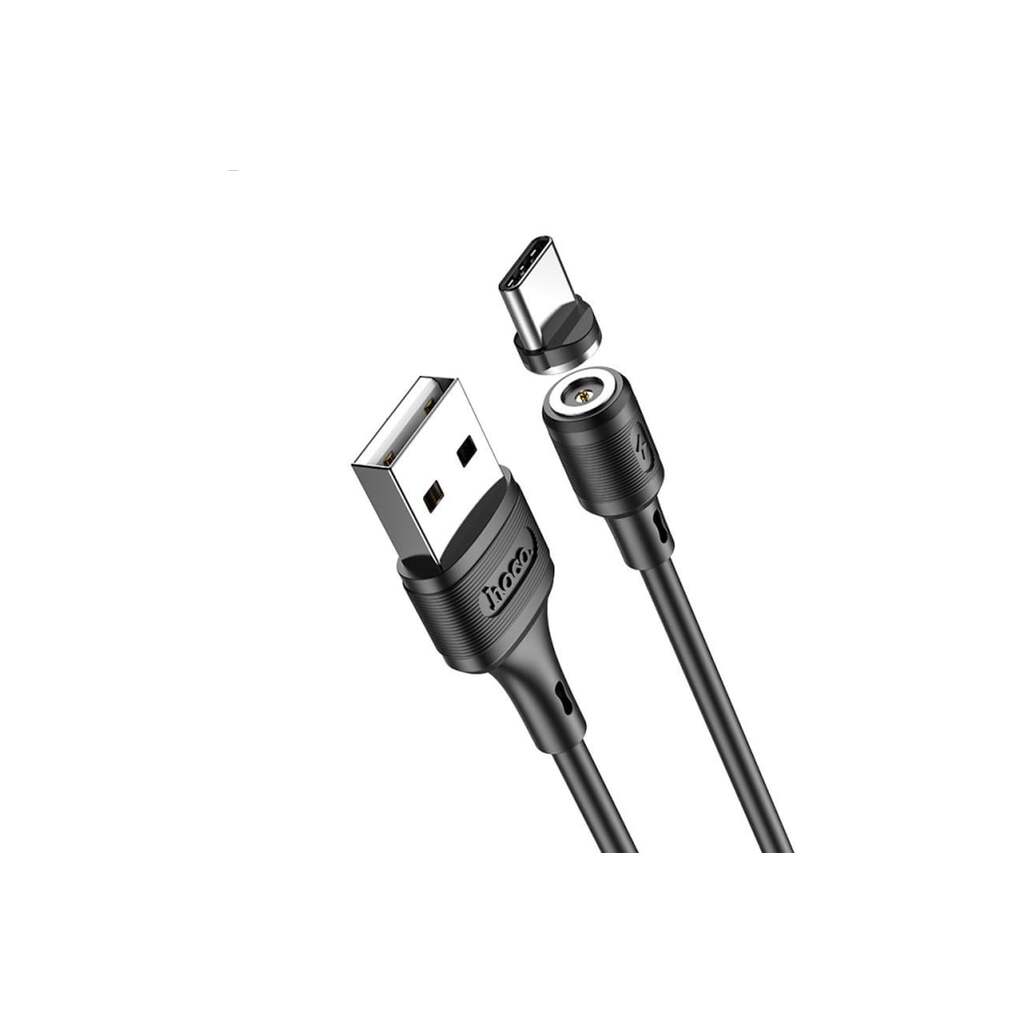 Usb кабель Hoco x52 sereno type-c, 3а, магнитный, 1м, pvc, черный 0L-00049867