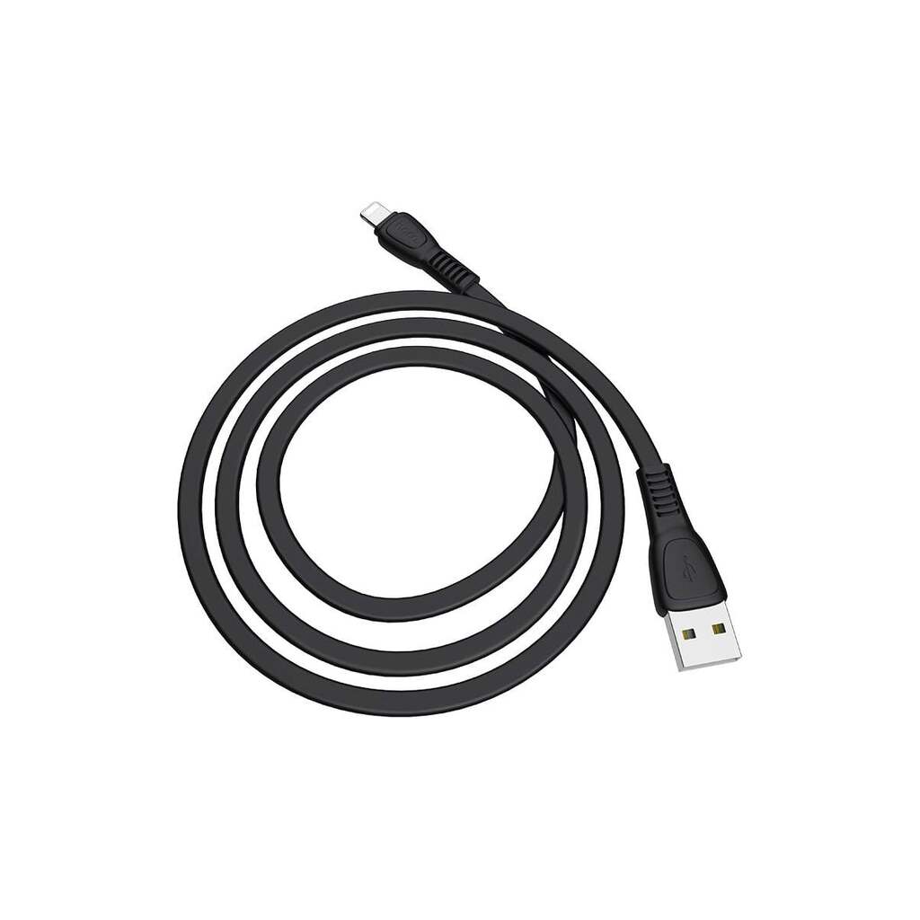 Кабель Hoco Usb x40 noah lightning 8-pin, 2.4а, 1м, tpe (черный) 0L-00050578