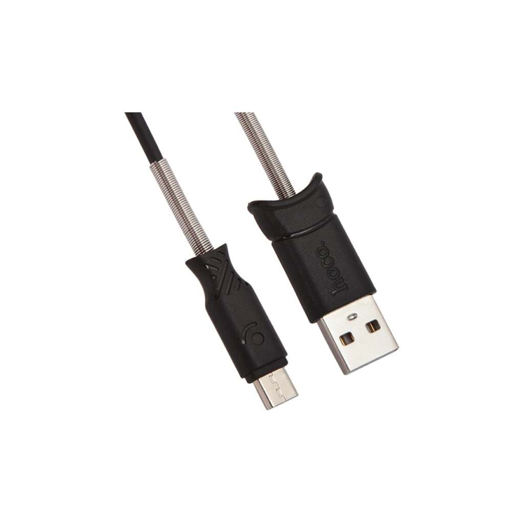 Usb кабель Hoco x24 pisces microusb, 1м, tpe, черный 0L-00038947