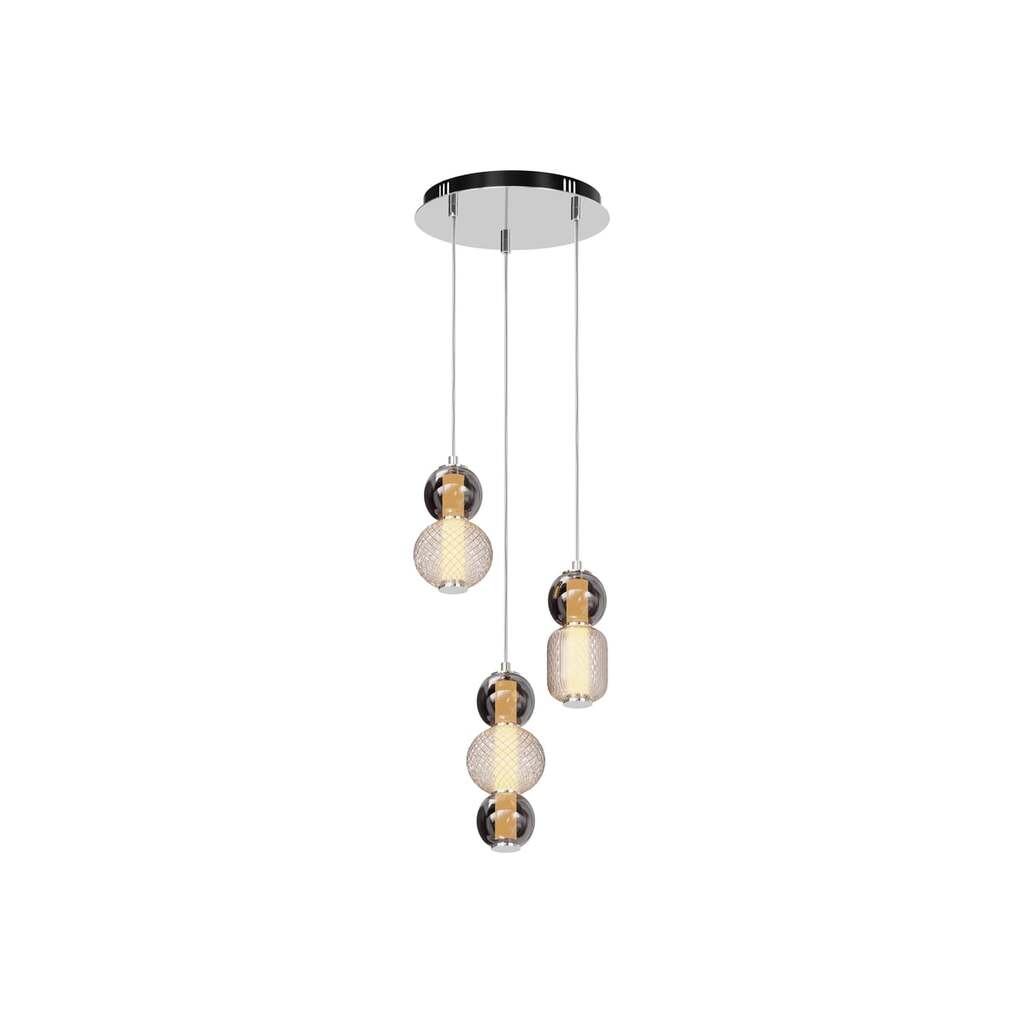 Подвесной светильник MAYTONI drop led 33w металл хром MOD273PL-L33CH3K