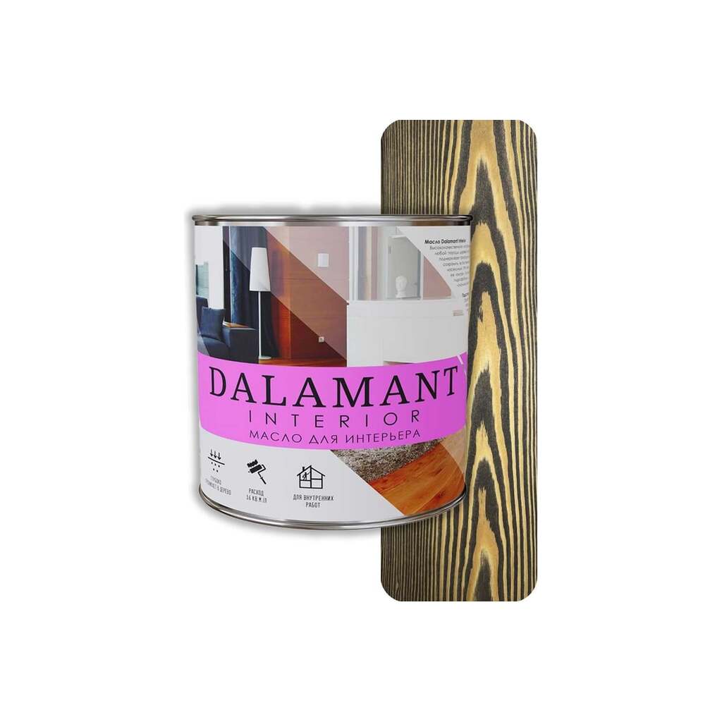 Масло для интерьера Dalamant interior эбен, 2 л ДЛ-00001119