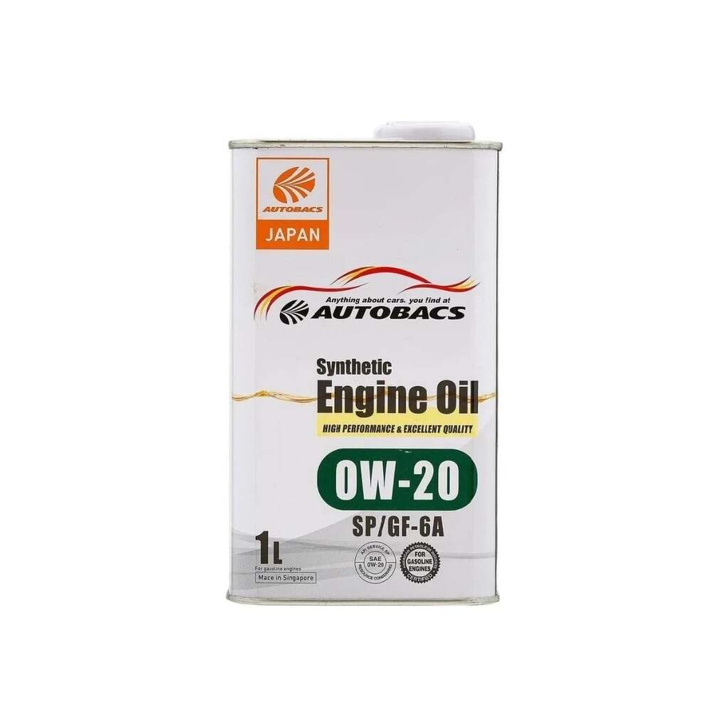 Моторное масло AUTOBACS 0w-20 engine oil synthetic api sp ilsac gf-6, 1 л A00032423