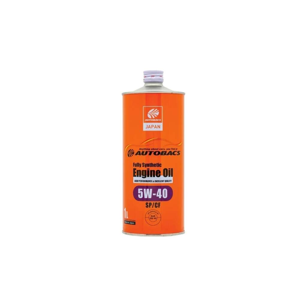 Моторное масло AUTOBACS 5w-40 engine oil api sp/cf synthetic, 1л A00032241