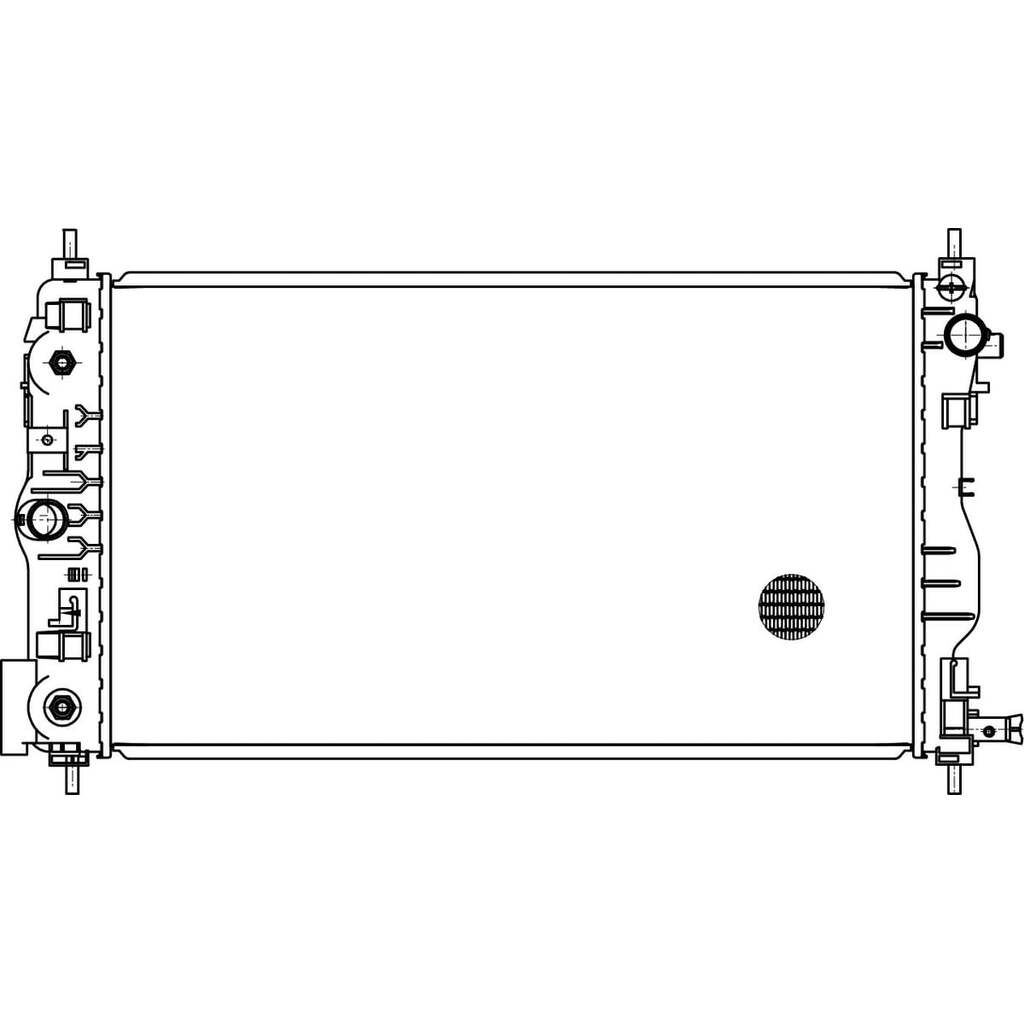 Радиатор охл. для а/м Chevrolet Cruze 1.6i/2.0TD [F16D3; F16D4; Z20S1; Z20D1] AT LUZAR LRc 0511