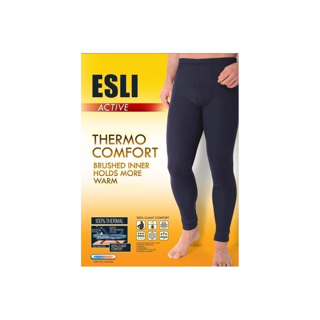 Мужские термокальсоны ESLI mktd 667 размер 182,188-108/2XL черный 1005120010130588