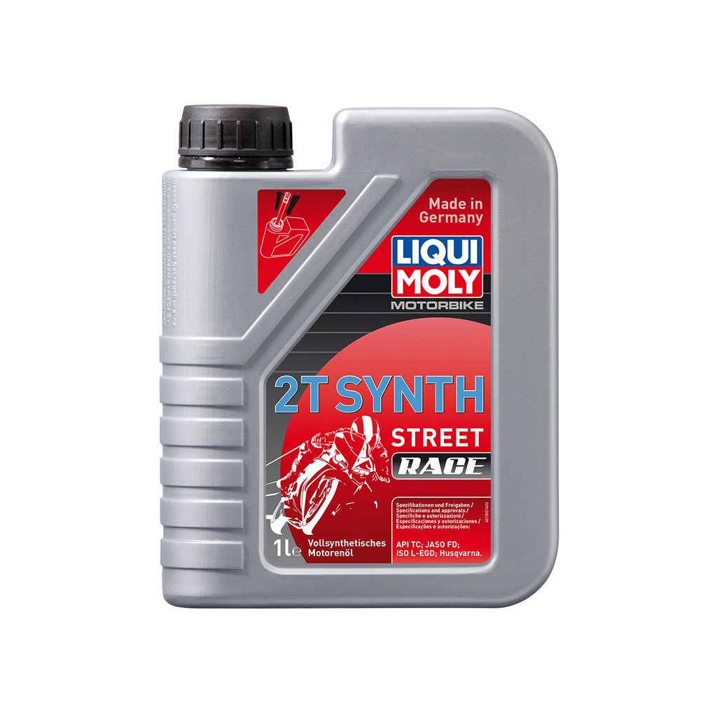 Синтетическое моторное масло для 2-тактных мотоциклов 1л LIQUI MOLY Motorbike 2T Synth Street Race 3980