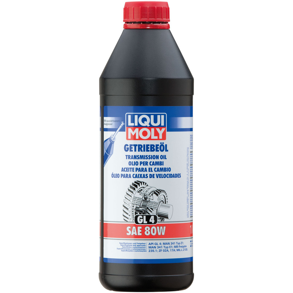 Минеральное трансмиссионное масло LIQUI MOLY Getriebeoil 80W GL-4 1л 1952