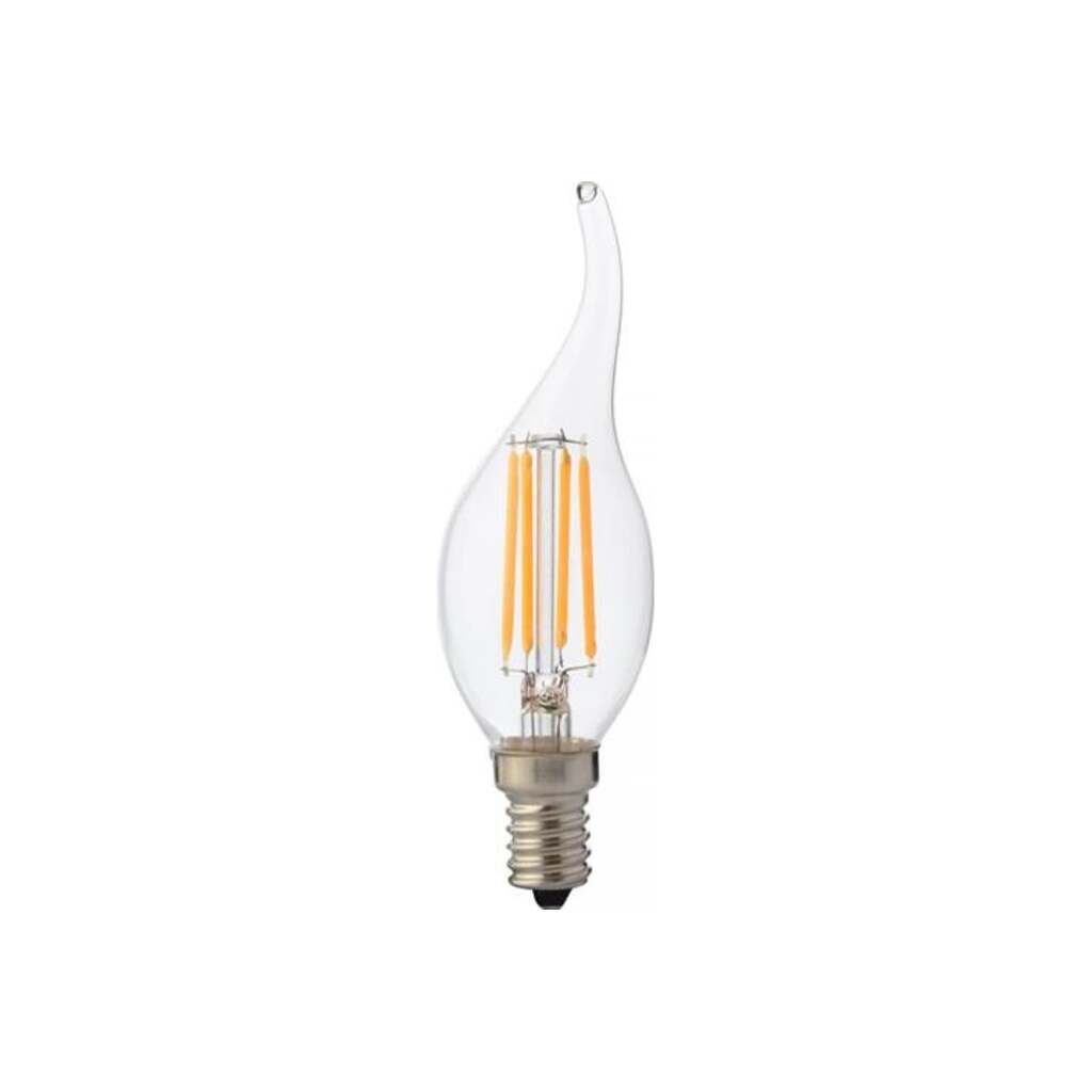 Светодиодная филаментная лампа HOROZ ELECTRIC FILAMENT FLAME-4 4W 2700K E14 220-240V 001-014-0004 HRZ00002159