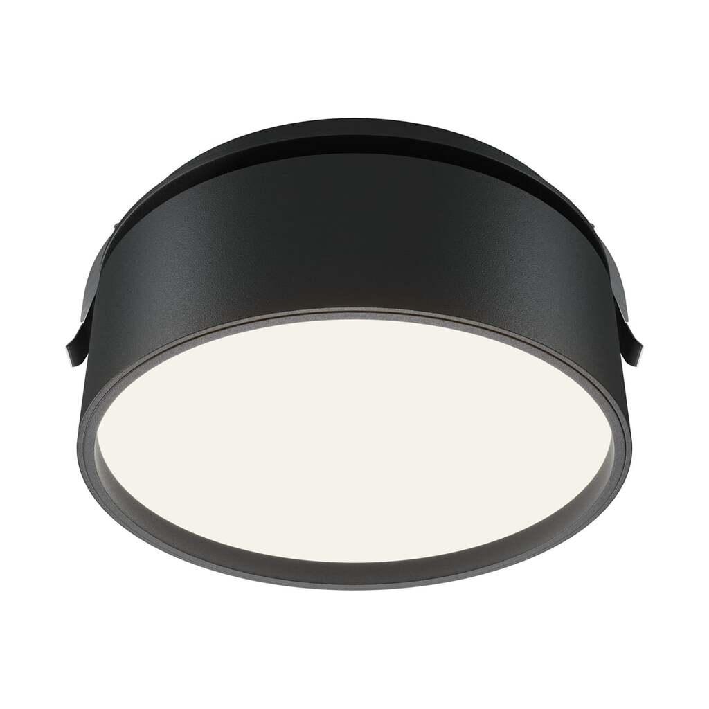 Встраиваемый светильник MAYTONI Onda LED 18W Алюминий Черный DL024-18W4K-B