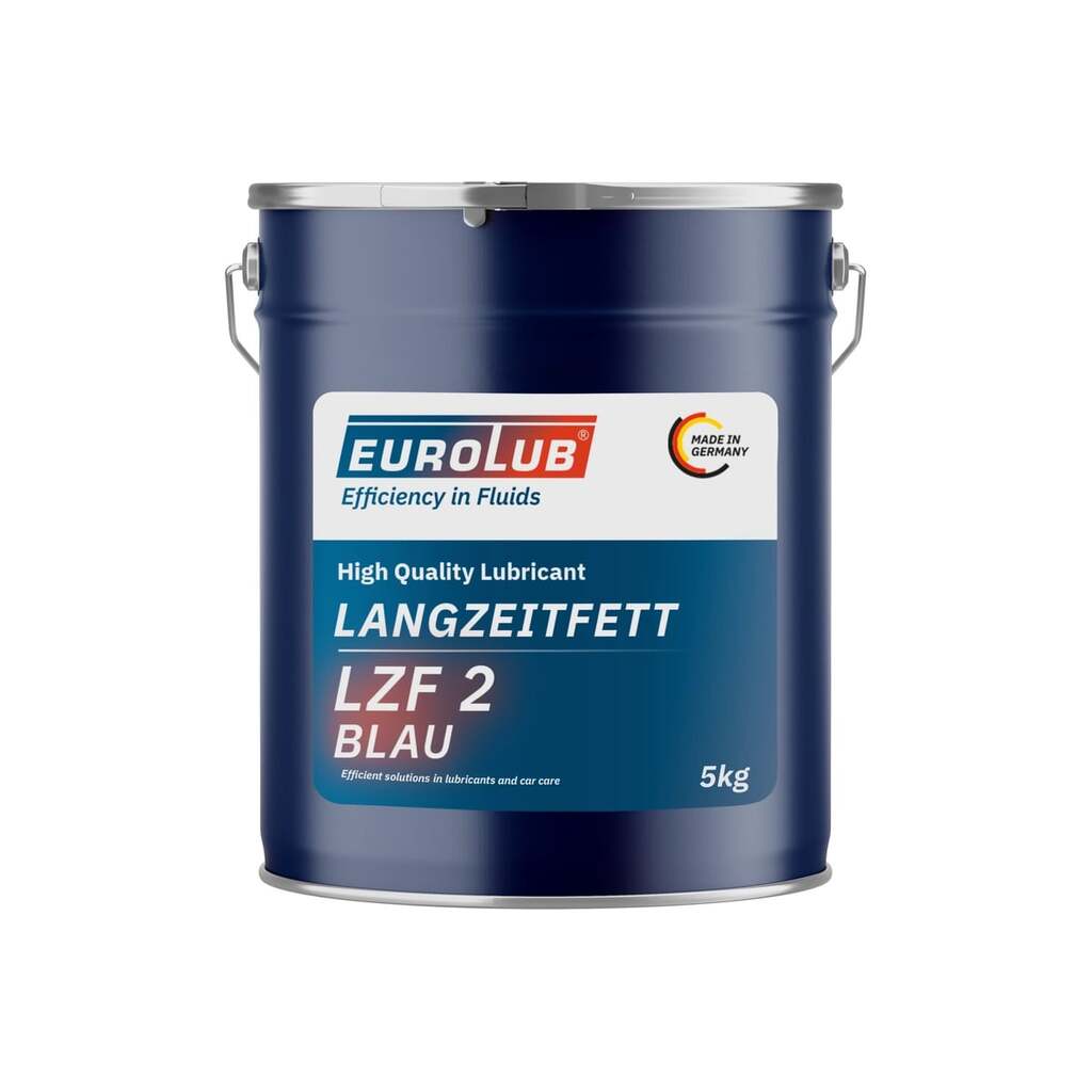 Высокотемпературная литиевая комплексная смазка синего цвета EUROLUB LANGZEITFETT LZF 2 BLAU 719005