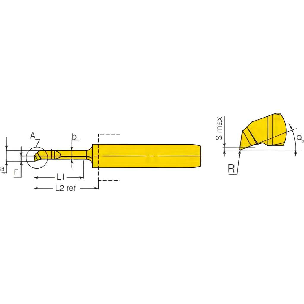 Резец расточной VHM MC427BCR05L16R BXC UARGUS 14 236 406