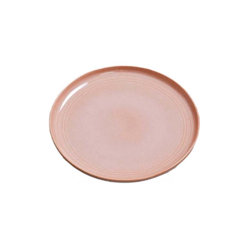 Глиняный набор персональных тарелок Arya Home arya stoneware 4 предмета, 27,0x2,9x19,4 см, розовый 8680943229984