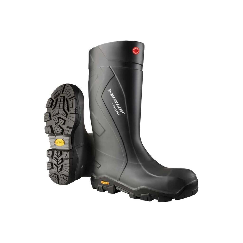 Сапоги DUNLOP PUROFORT+EXPANDER FULL SAFETY WITH VIBRAM SOLE S5 CI HRO CR SRC мужские, 40, 8713197043348