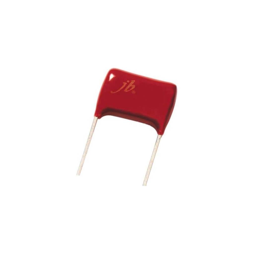 Металлопленочный конденсатор JB Capacitors К73-17 / CL21, 1мкФ, 250В, (23х7х13 / P:20 мм), (105K 2E), JFB02E105K200000B-123