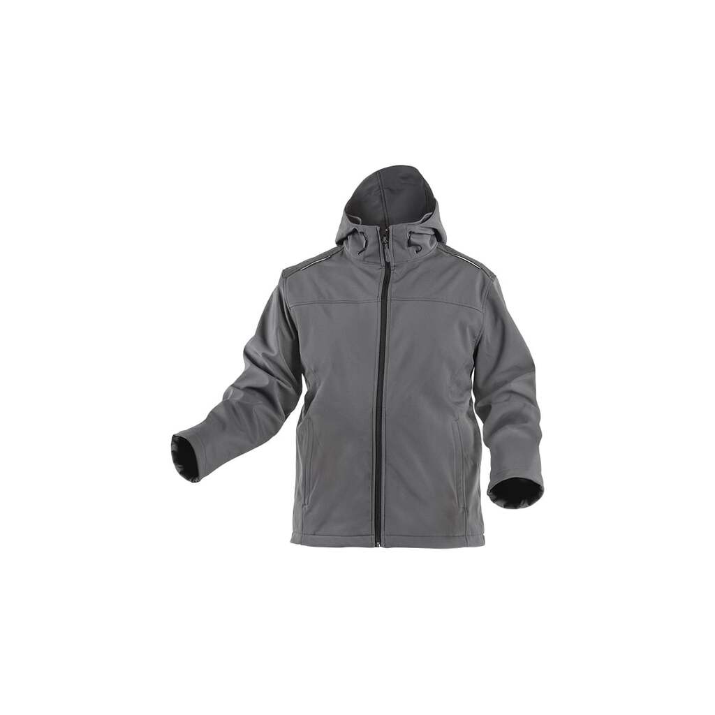 Куртка софтшелл HOEGERT TECHNIK INN, графит, р.2XL HT5K254-2XL