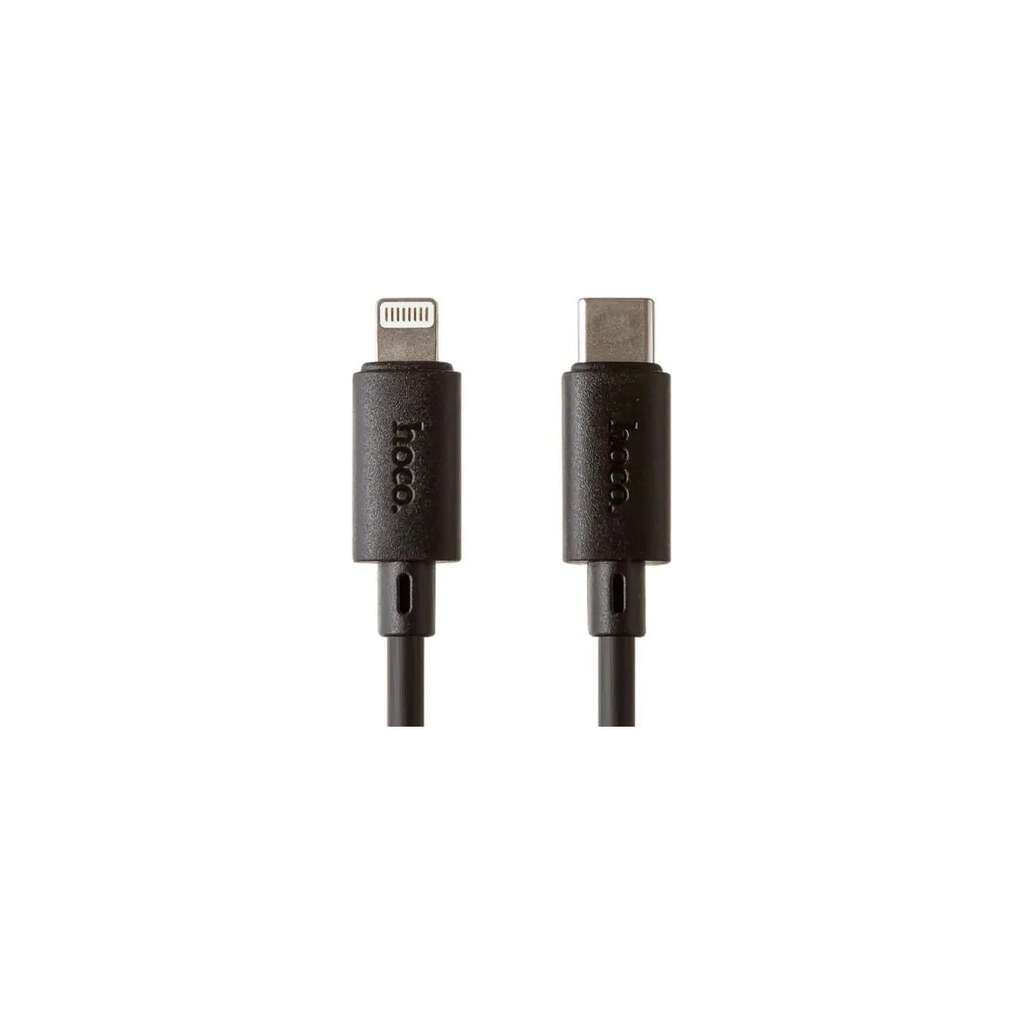 Usb-c кабель Hoco x88 gratified lightning 8-pin, 3а, pd20w, 1м, pvc (черный) 0L-00056437