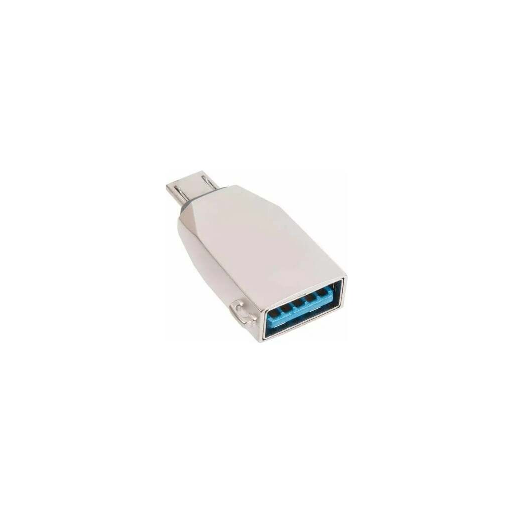 Otg aдаптер Hoco ua10 usb на microusb (серый) 0L-00040866