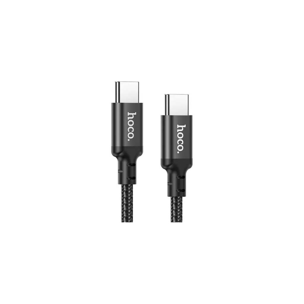 Usb-c кабель Hoco x14 times speed type-c, 3а, 60w, 1м, нейлон (черный) 0L-00053233